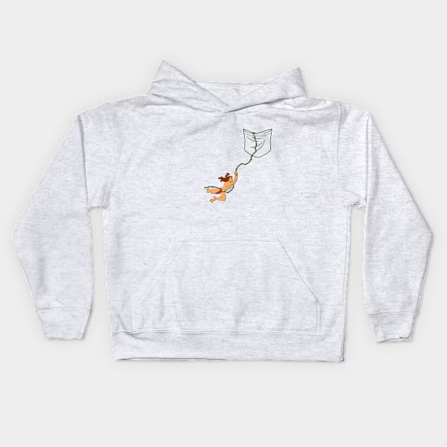 Pocket tarzan Kids Hoodie by Vezzia